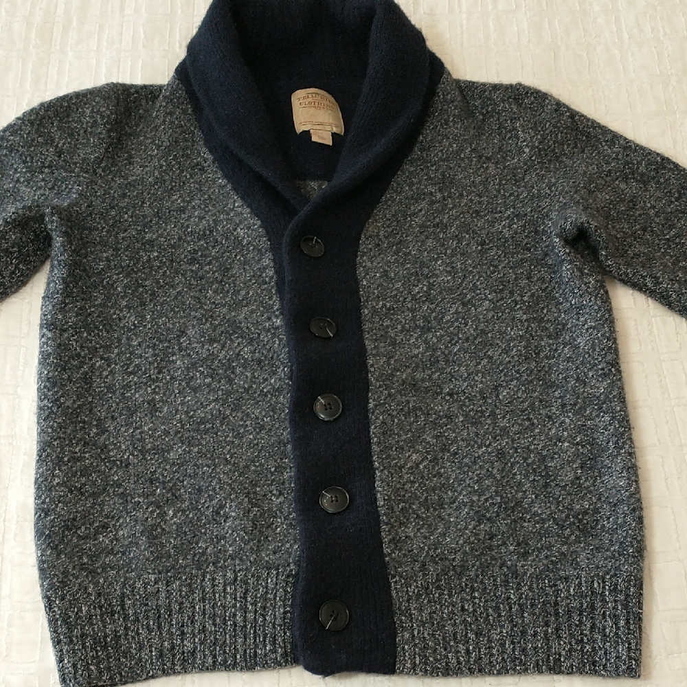 Telluride Clothing Company,‎ 80% LambsWool Sweater, Gray/Blue, Size Medium Fit